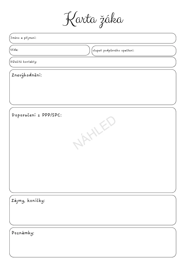 Deník asistenta pedagoga