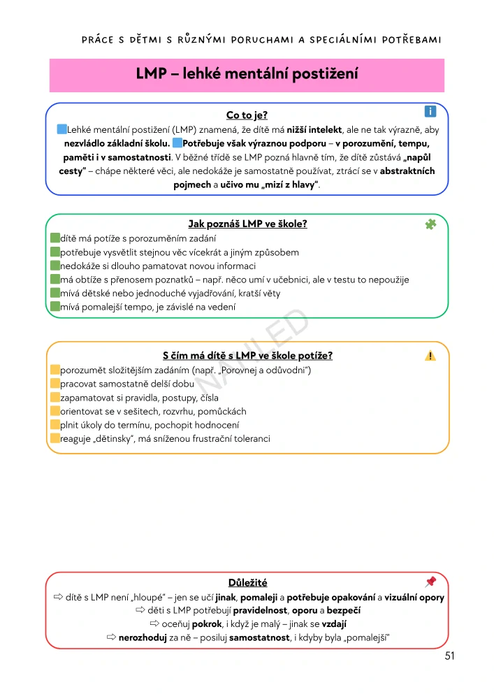 Průvodce pro asistenty pedagoga