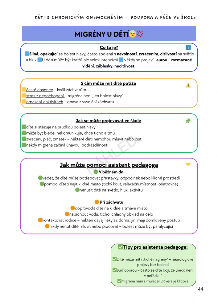Průvodce pro asistenty pedagoga
