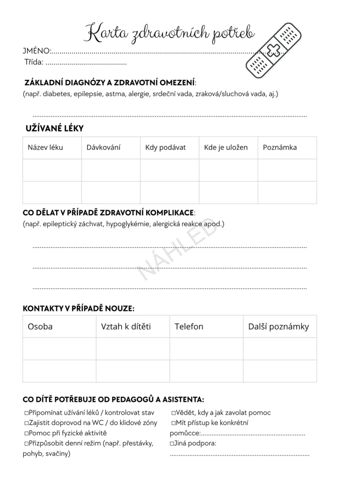 PDF k tisku - Diář pro asistenty pedagoga – víc než jen termíny v kalendáři 