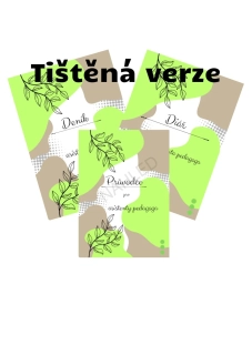 Tištěný balíček 3v1 (zelený deník)